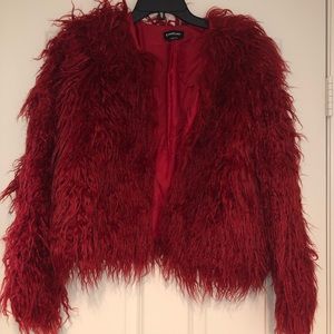 Bebe furry jacket